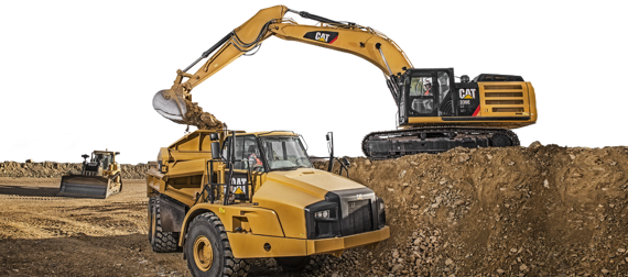 Drill rig at mine site