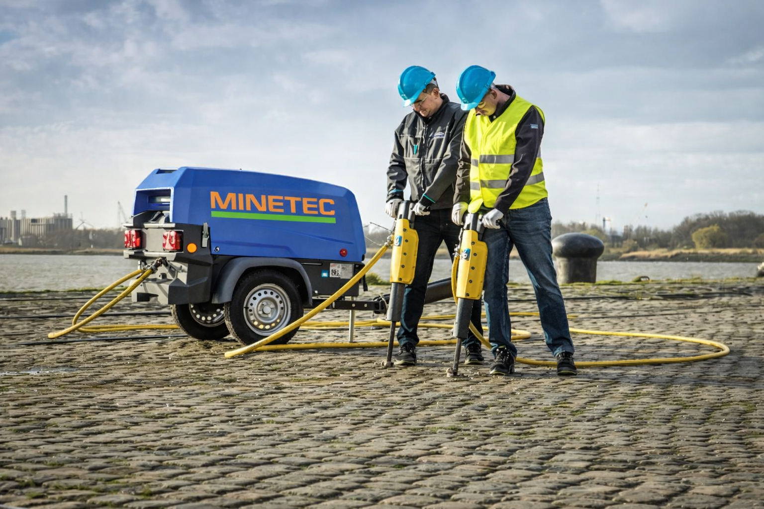 Drill rig at mine site